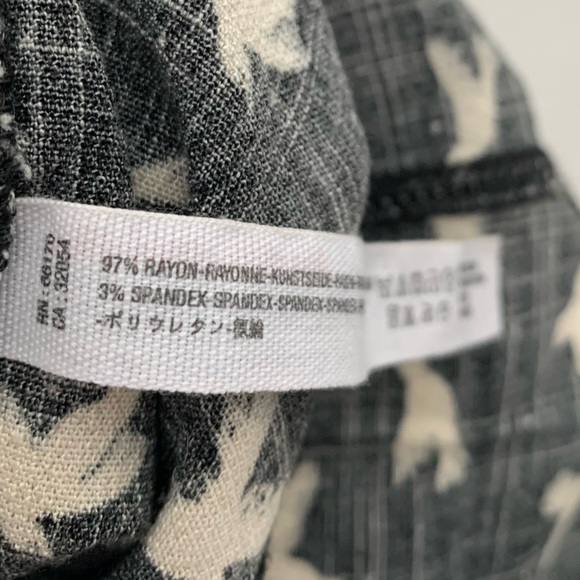 Free People Billie Bird Black & White Bodysuit w/ Keyhole Neck & Back - Picture 12 of 13